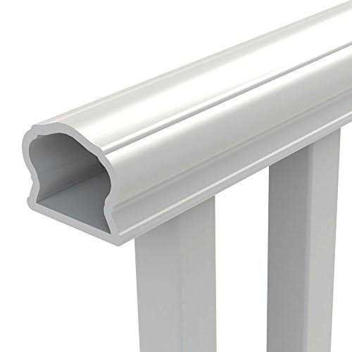 Veranda Traditional 6 ft. x 36 in. White PolyComposite Rail Kit without Brackets - Zenithce