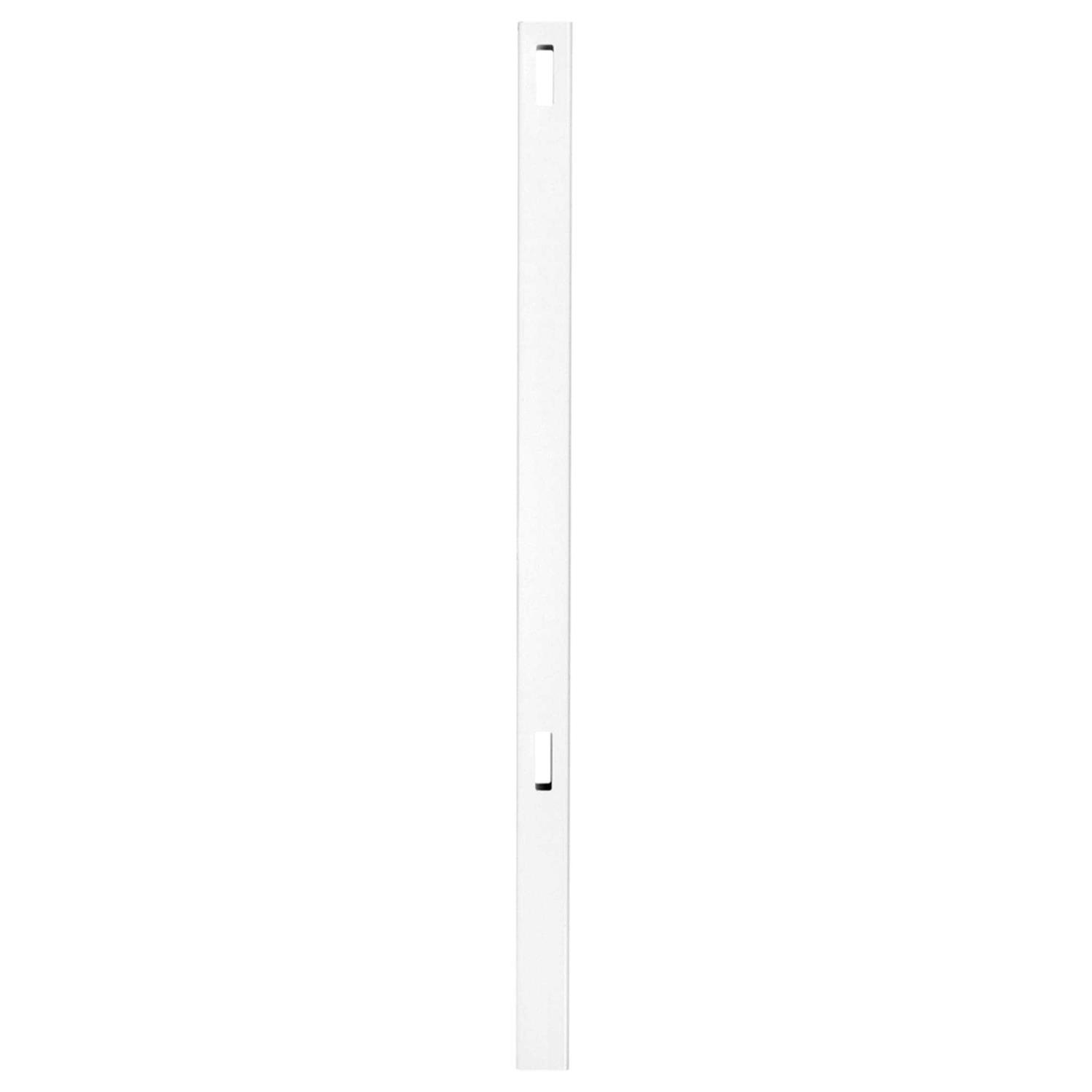 Woodbridge 5 in. x 5 in. x Routed White Vinyl Fence Corner Post Outdoor Essentials - Zenithce