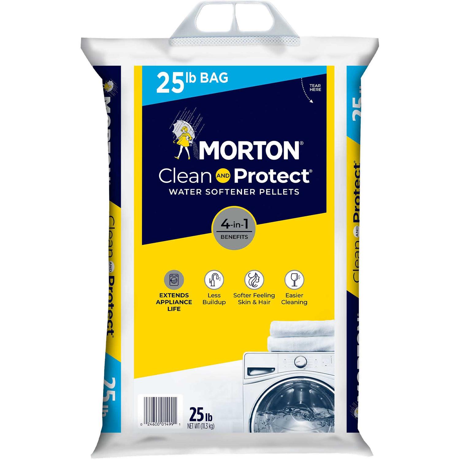 Morton Clean & Protect Water Softener Pellets - Zenithce