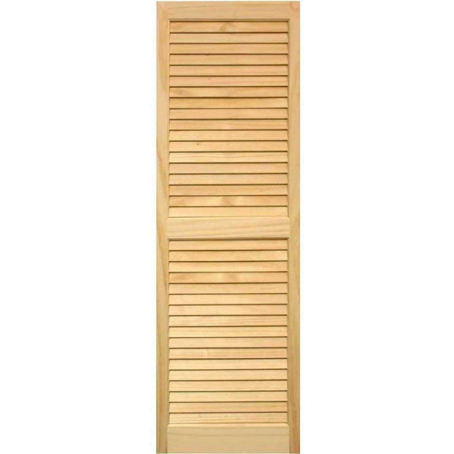 Pinecroft SHL39 Exterior Louvered Shutters 15 x 39 - Zenithce