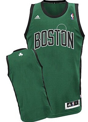 Boston Celtics Blank Green With Black Swingman Jersey - Zenithce