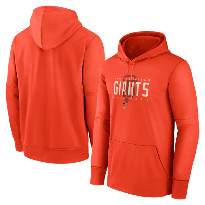 San Francisco Giants Orange Regame Performance Pullover Hoodie - Zenithce