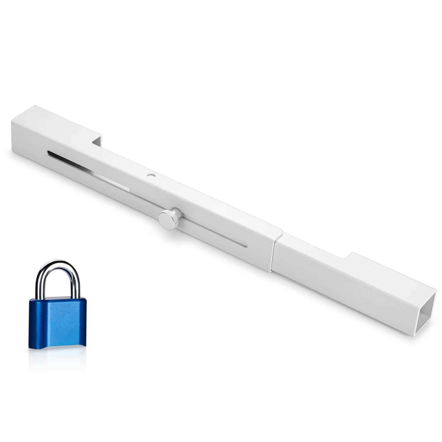 Sihnman Adjustable Door Barricade Brackets-drop Open Bar Holder for Security Door Reinforcement Steel U Bracket for outswing and inswing Doors or - Zenithce
