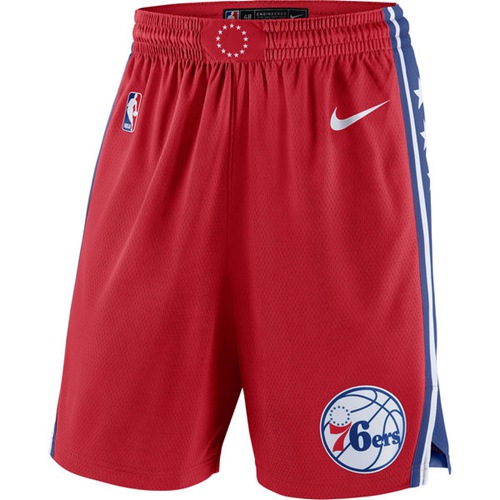 Philadelphia 76ers Red Statement Swingman Shorts - Zenithce