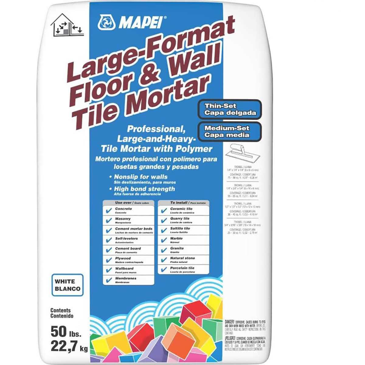 Mapei Keraflex Plus Mortar Gray 44 lb - Zenithce