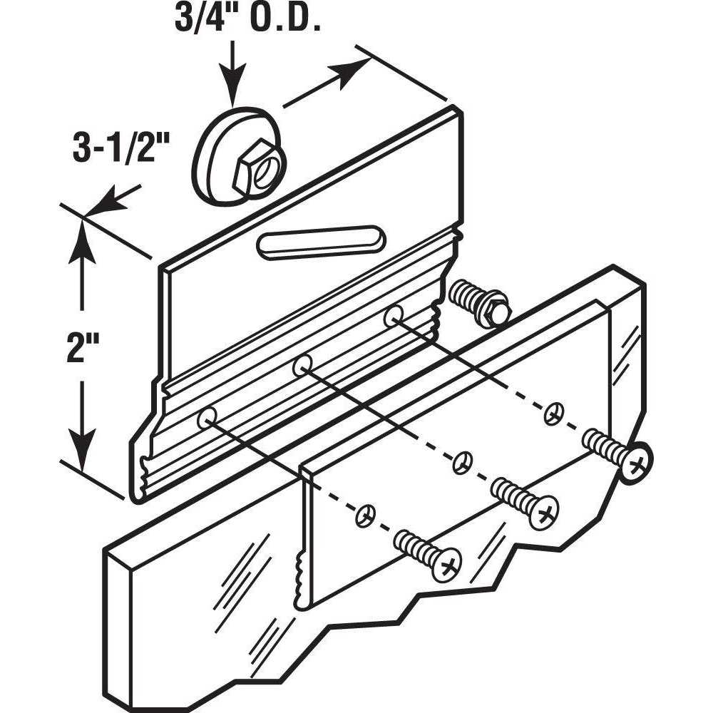 Prime-Line M 6040 Shower Door Bottom Sweep - Zenithce