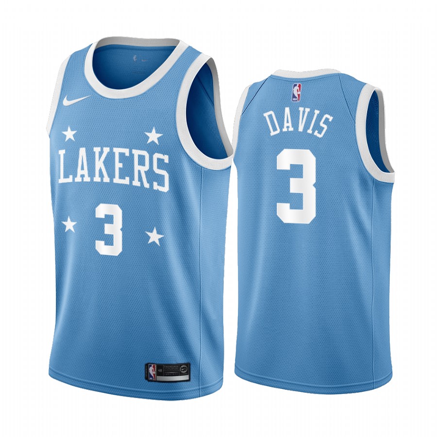 Lakers #3 Anthony Davis Blue Minneapolis All-Star Classic Jersey - Zenithce