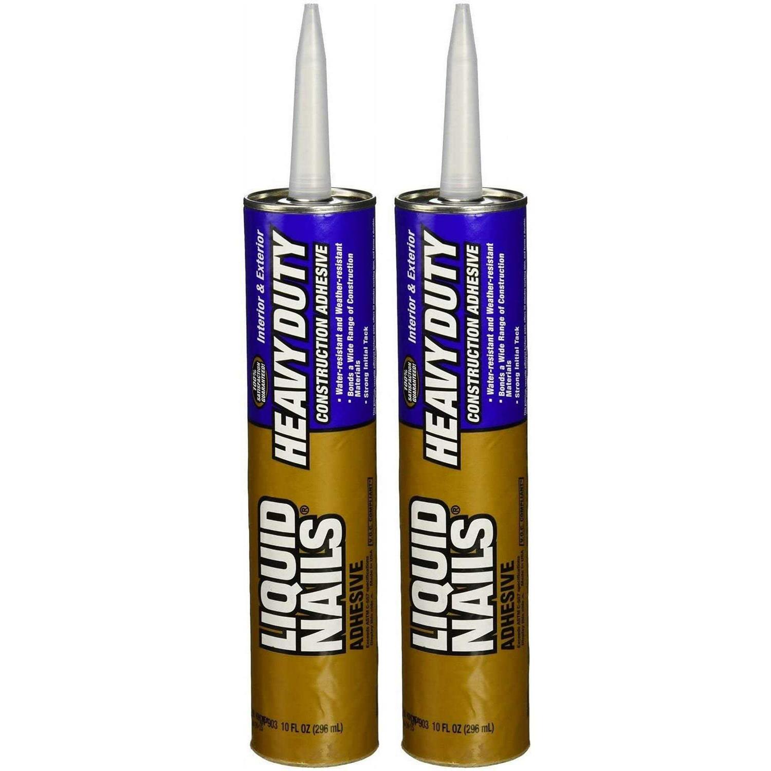 Liquid Nails Construction Adhesive Heavy Duty - Zenithce