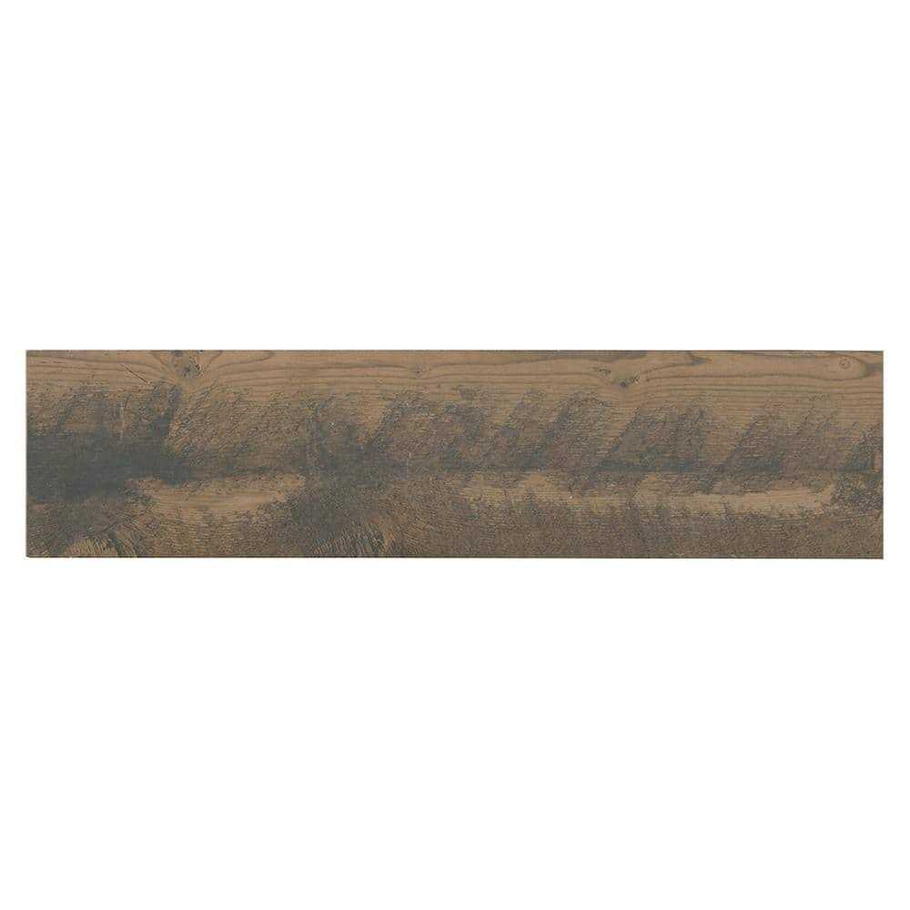 Marazzi Montagna Wood Weathered Gray 6 in. x 24 in. Porcelain Floor and Wall Tile - Zenithce