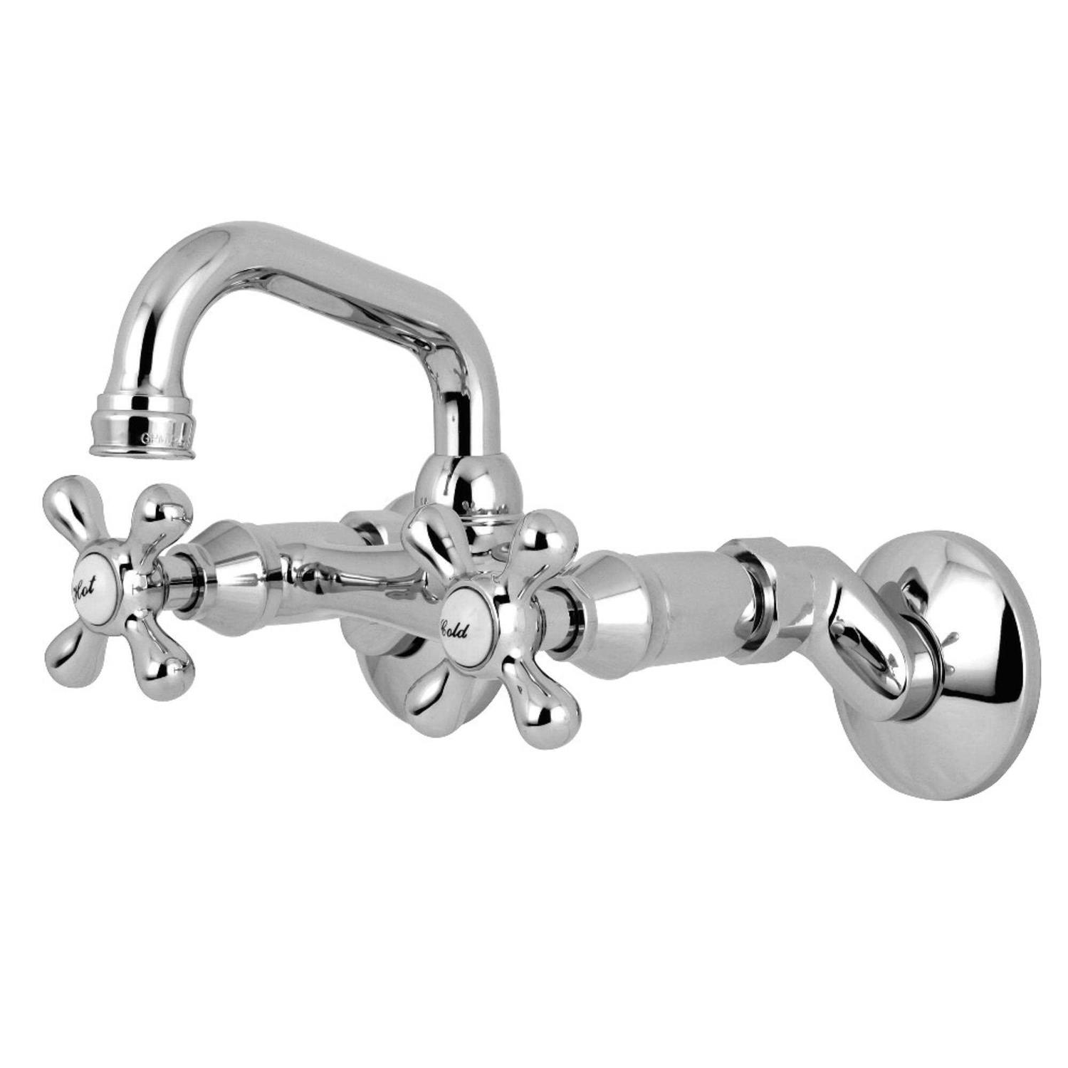 Kingston Brass Two-Handle Wall Mount Bar Faucet KS212 - Zenithce
