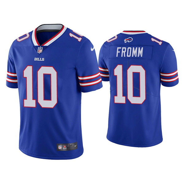 Buffalo Bills #10 Jake Fromm Blue Vapor Untouchable Limited Stitched Jersey - Zenithce