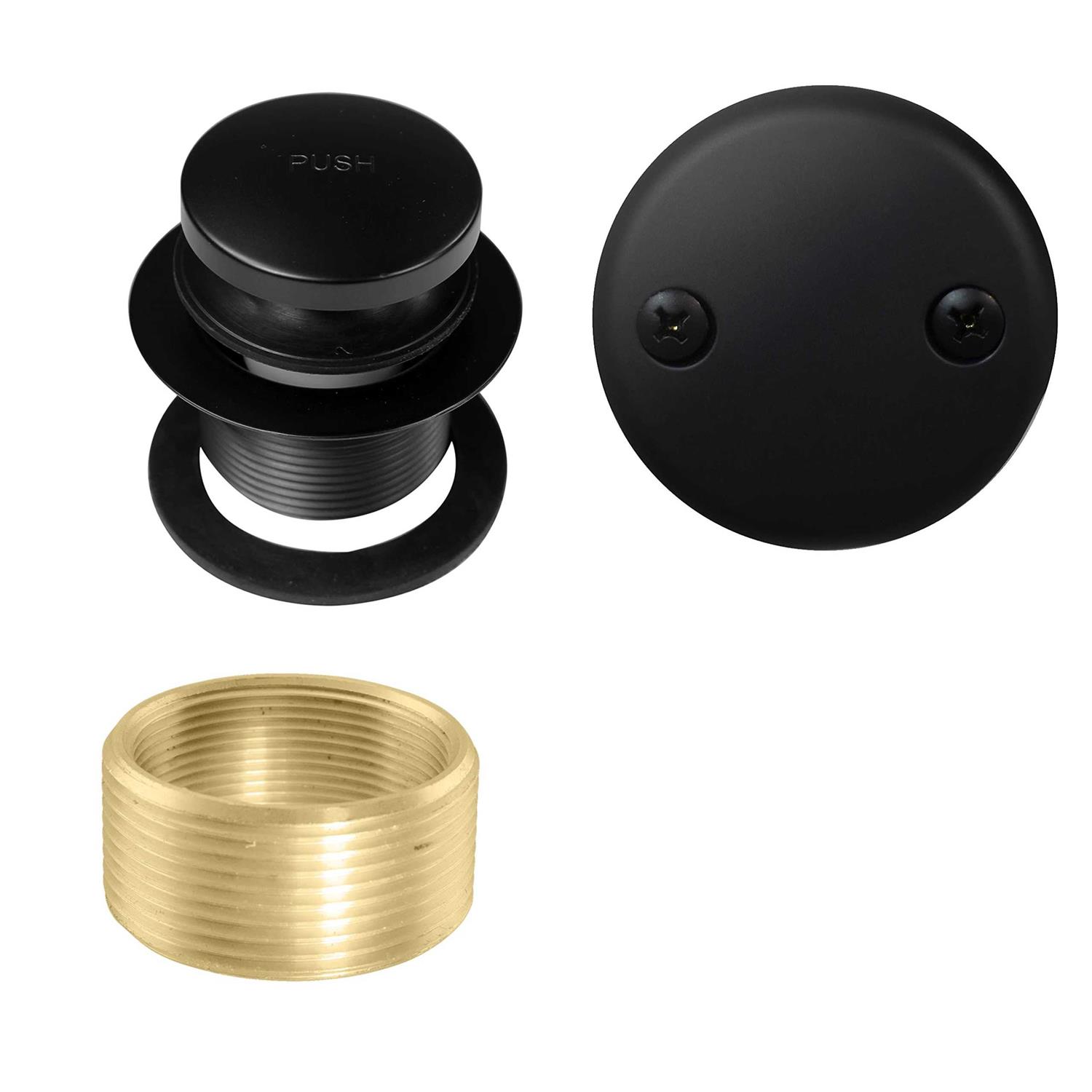 Westbrass Tip-Toe Universal Bathtub Trim with 2-Hole Faceplate Finish - Zenithce