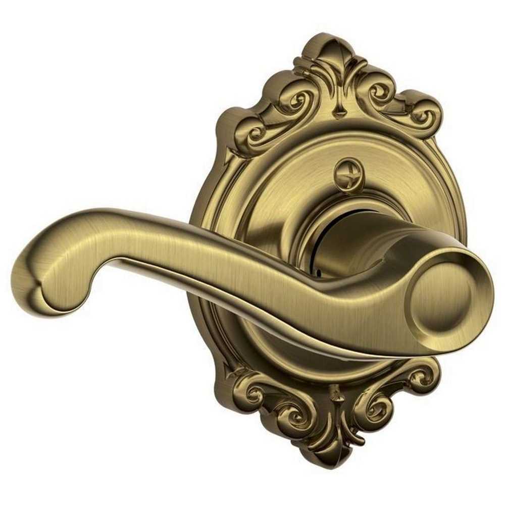 Schlage F170 FLA  Brookshire Flair Hand Dummy Lever - Zenithce