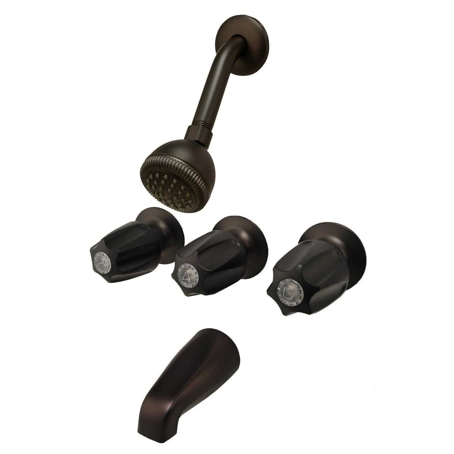 Plumb USA Trim Kit for 2-handle Shower Valve Fit Delta Washerless Shower - Zenithce
