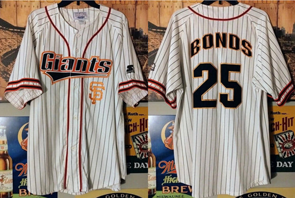 San Francisco Giants #25 Barry Bonds White Limited Stitched Jersey - Zenithce
