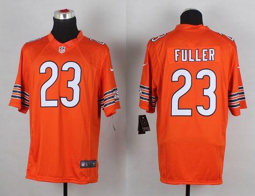 Bears #23 Kyle Fuller Orange Alternate Stitched Limited Nike Jersey - Zenithce
