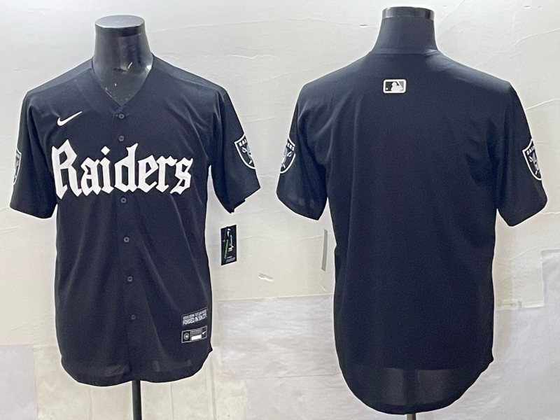 Las Vegas Raiders Blank Black 'Gothic Sin City Shadows Edition' Vapor Limited Stitched Jersey - Zenithce