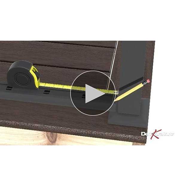 Deckorators Pre-assembled 6-ft x 2.25-in x 3-ft Textured White Aluminum Deck Rail Kit 346951 - Zenithce