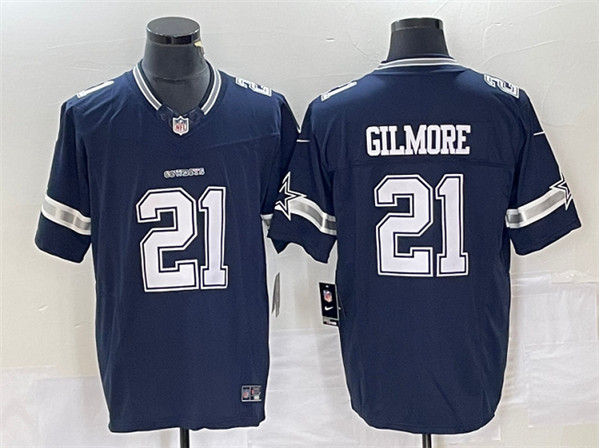 Dallas Cowboys #21 Stephon Gilmore Navy 2023 F.U.S.E. Limited Stitched Jersey - Zenithce