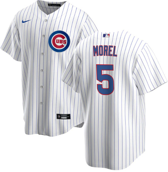 Chicago Cubs #5 Christopher Morel Chicago White Cool Base Stitched Baseball Jersey - Zenithce