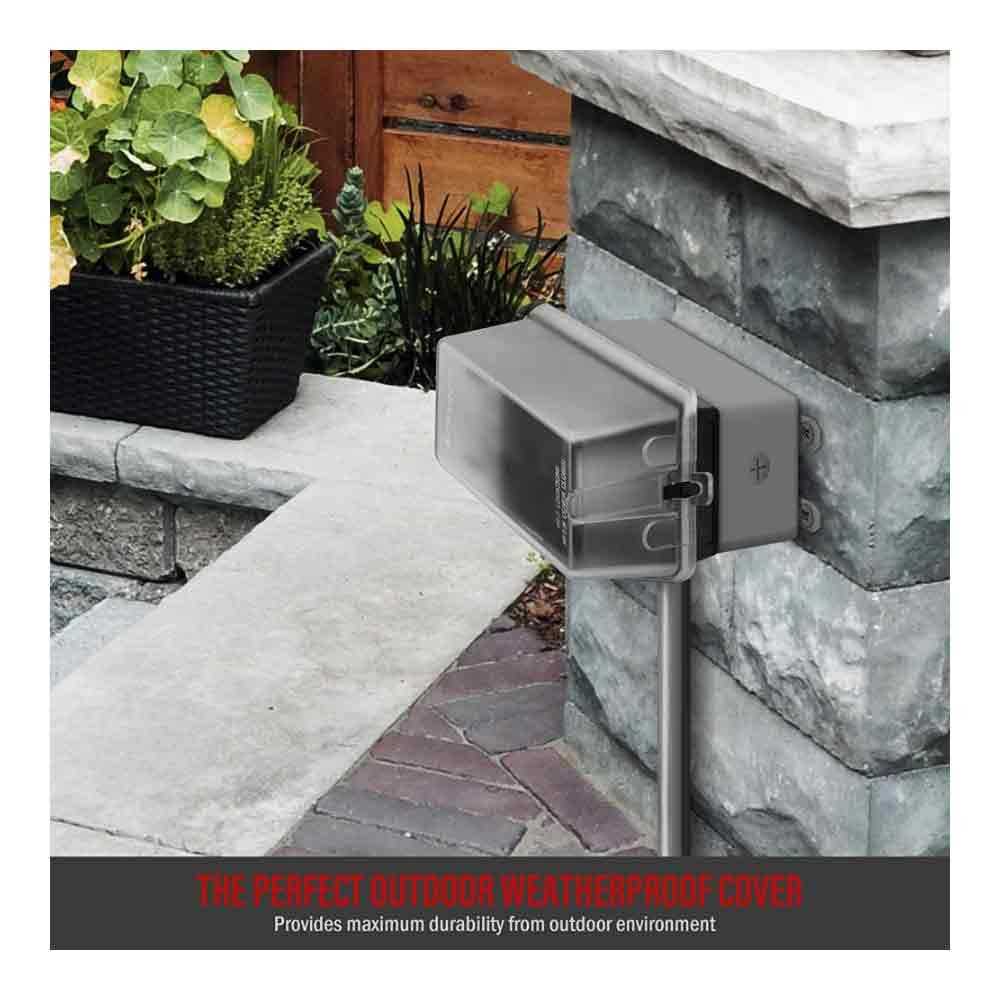 Enerlites Elite Series Screwless Decorator Wall Plate Child Safe Outlet Cover - Zenithce