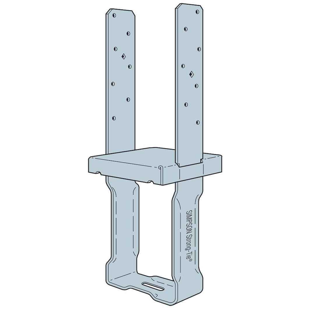 Simpson Strong-Tie CB66HDG Column Base - Zenithce