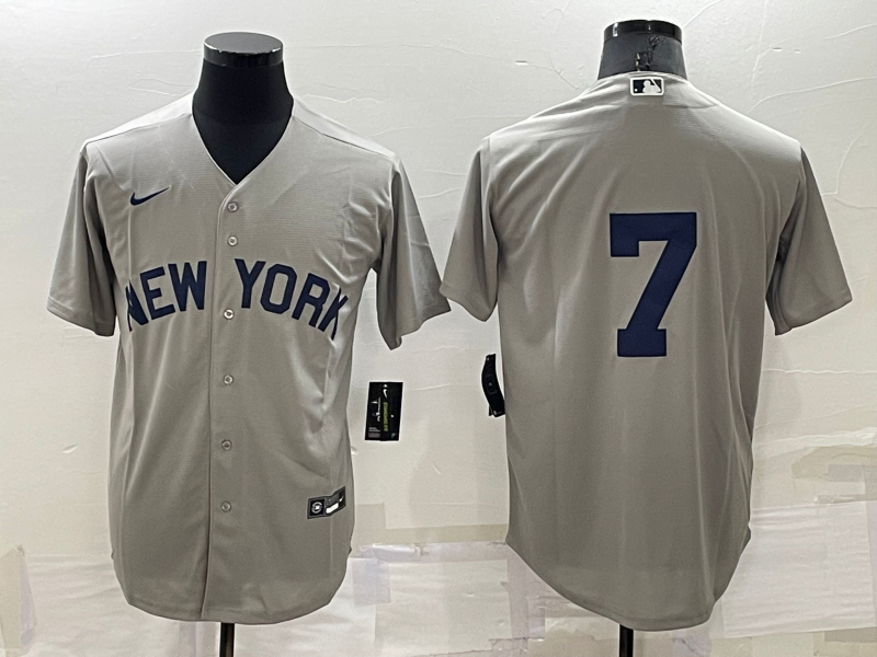 New York Yankees #7 Mickey Mantle Grey Field Of Dreams Cool Base Stitched Jersey - Zenithce