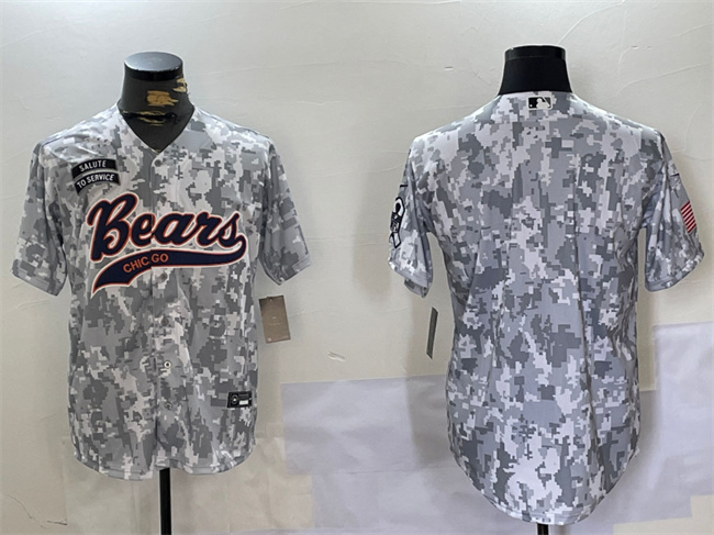 Chicago Bears Blank 2024 Arctic Camo Salute To Service Stitched Jersey - Zenithce
