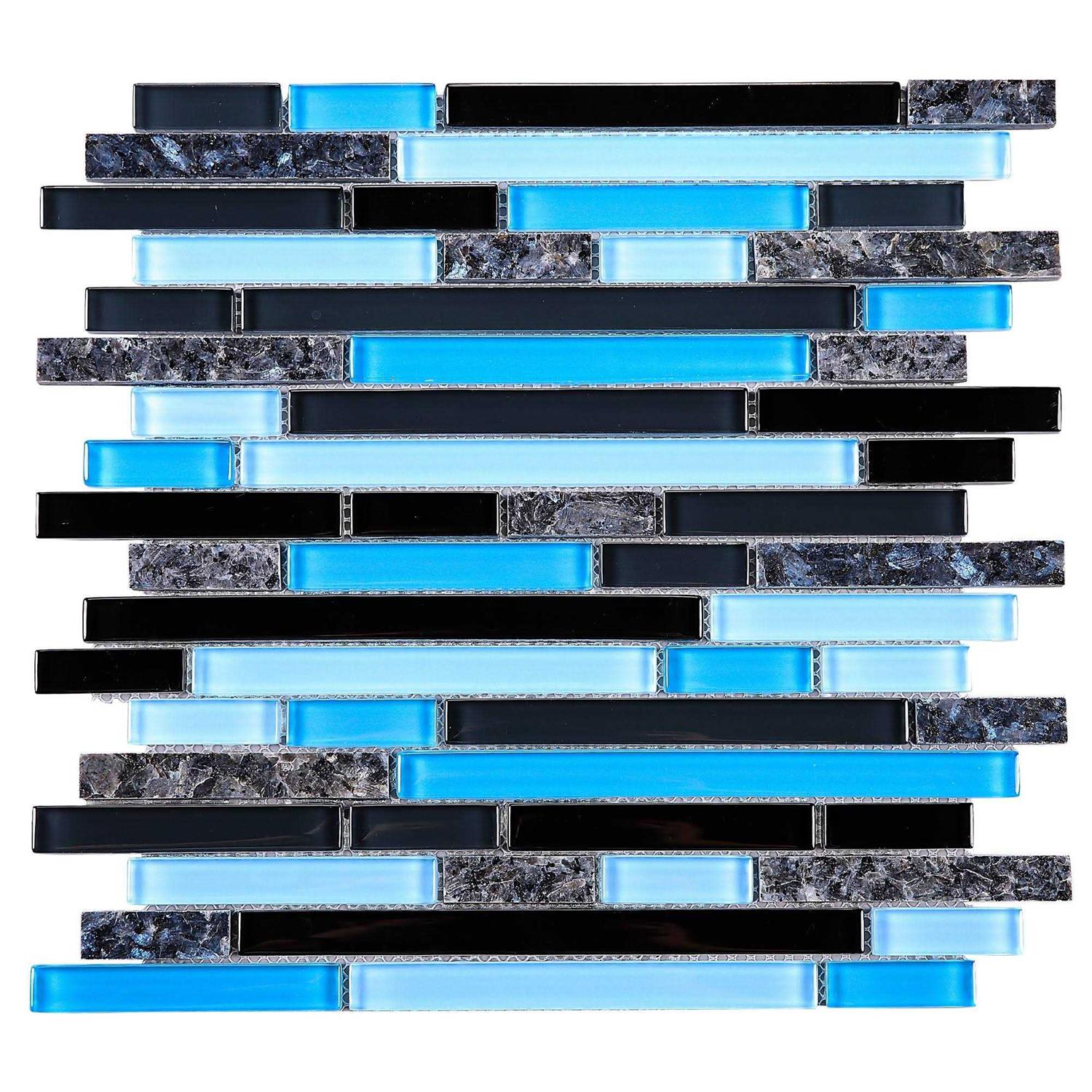 Supreme Tile TileGen. Random Sized Glass Mosaic Tile Wall Tile - Zenithce