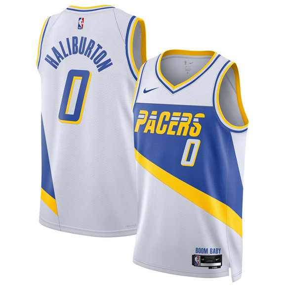 Indiana Pacers #0 Tyrese Haliburton White 2025-26 City Edition Stitched Jersey - Zenithce