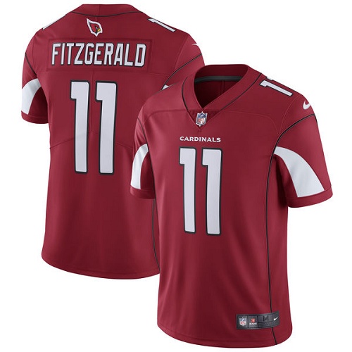 Arizona Cardinals #11 Larry Fitzgerald Red Vapor Untouchable Limited Stitched Jersey - Zenithce