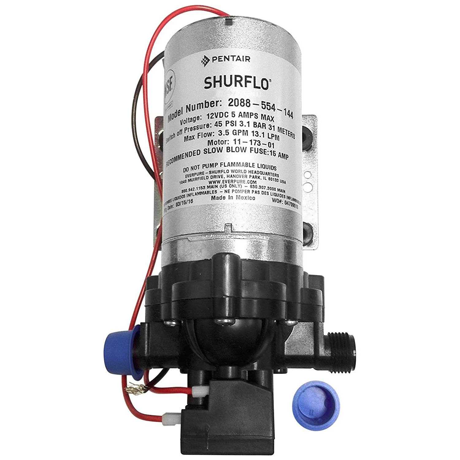 Shurflo 2088-343-435 Pump 12VDC 3GPM - Zenithce