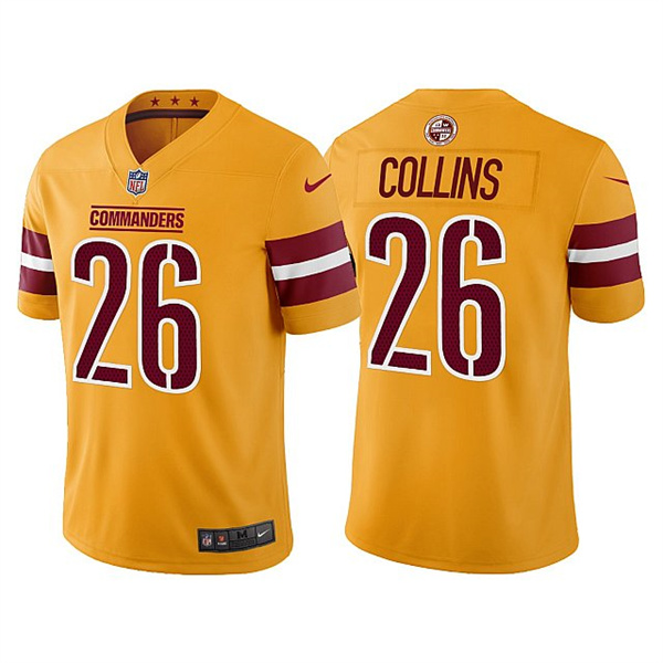 Washington Commanders #26 Landon Collins Gold Vapor Untouchable Stitched Football Jersey - Zenithce