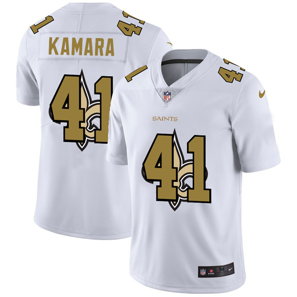 New Orleans Saints #41 Alvin Kamara White Stitched Jersey - Zenithce