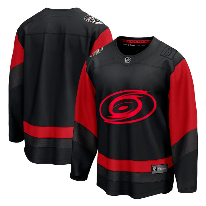 Carolina Hurricanes Blank Black Red Stadium Series Breakaway Stitched Jersey - Zenithce