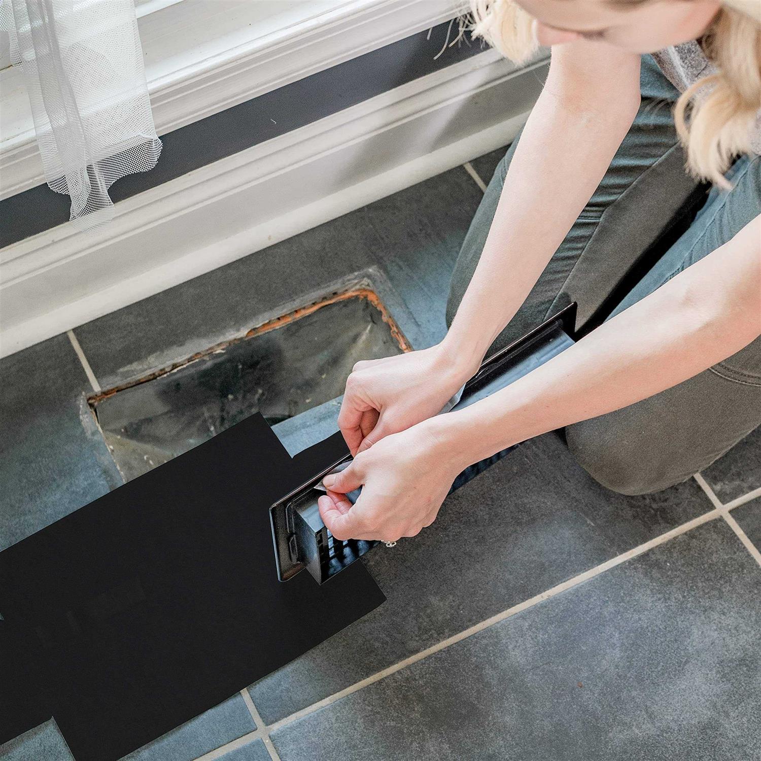 Vent Assist Floor Register Trap and Air Filter 4 x - Zenithce