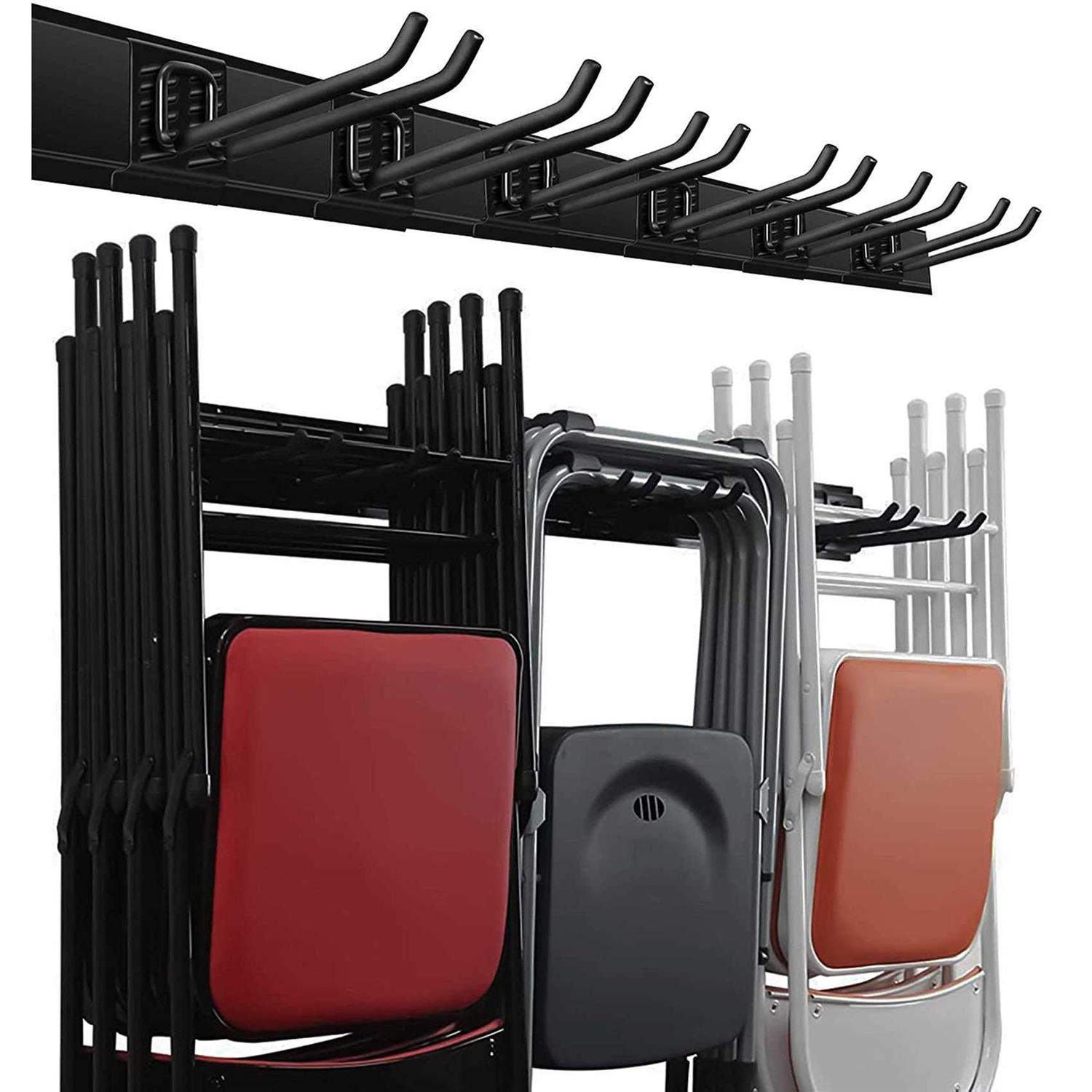 Wallmaster 24inch Folding Shelf Brackets Garage Heavy Duty Steel Max Load 500lb Floating Wall Mounted Collapsible Shelf Bracket Space Saving - Zenithce
