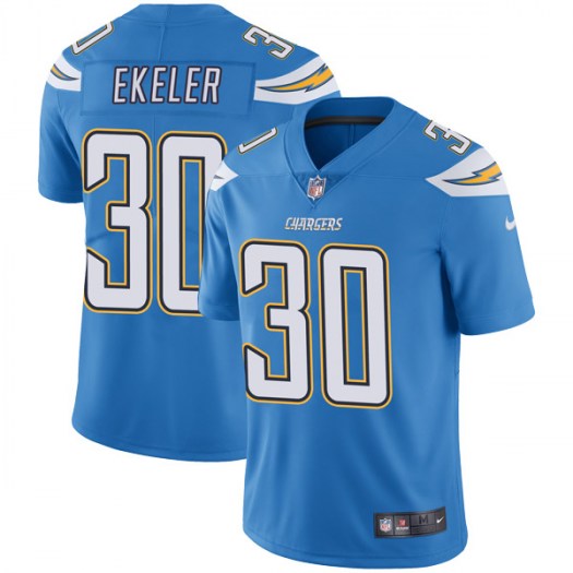 Los Angeles Chargers #30 Austin Ekeler Blue Vapor Untouchable Limited Stitched Jersey - Zenithce