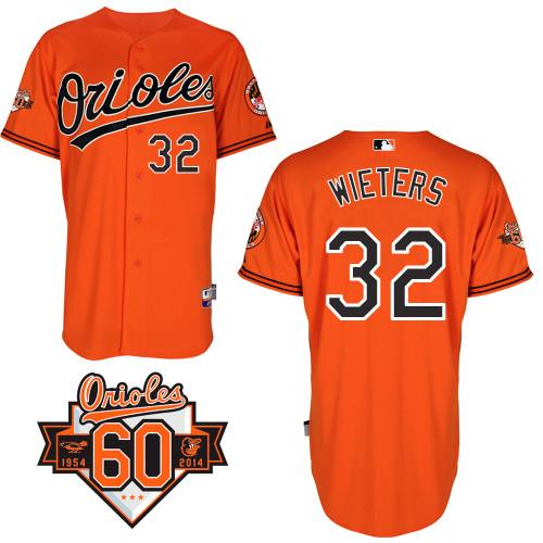 Orioles #32 Matt Wieters Orange Cool Base Stitched Jersey - Zenithce