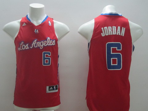 Los Angeles Clippers #6 DeAndre Jordan Revolution 30 Swingman Red Jersey - Zenithce