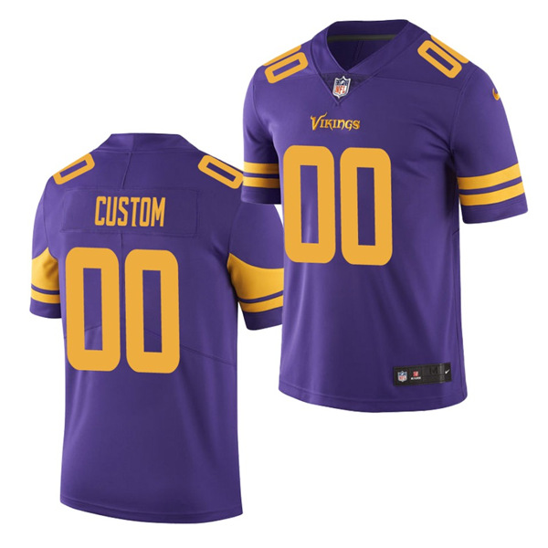 Vikings Customized Purple Legend Limited Stitched Jersey - Zenithce