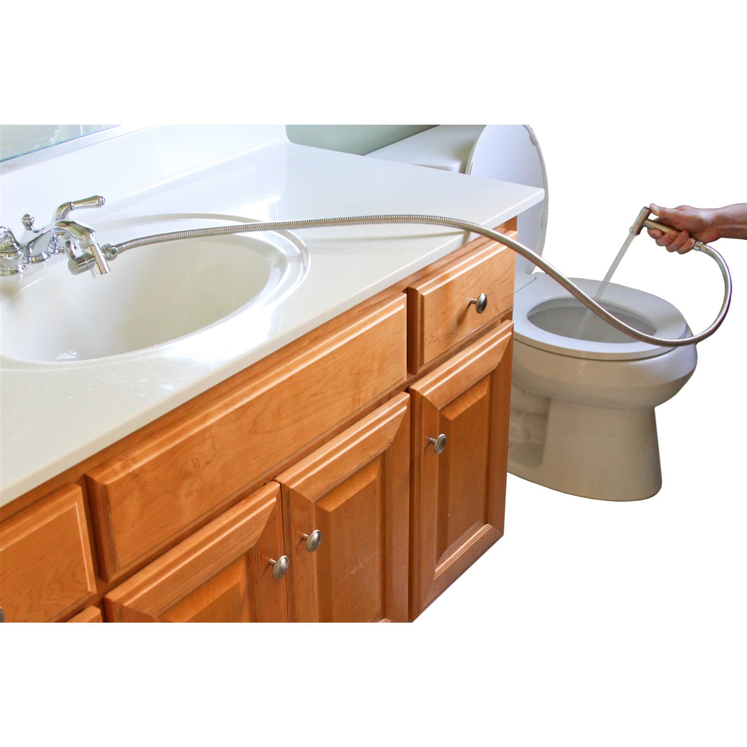 Smarterfresh Sink Hose Sprayer Attachment Hair Washing Handshower Faucet Rinser Extension For Utility Room - Zenithce