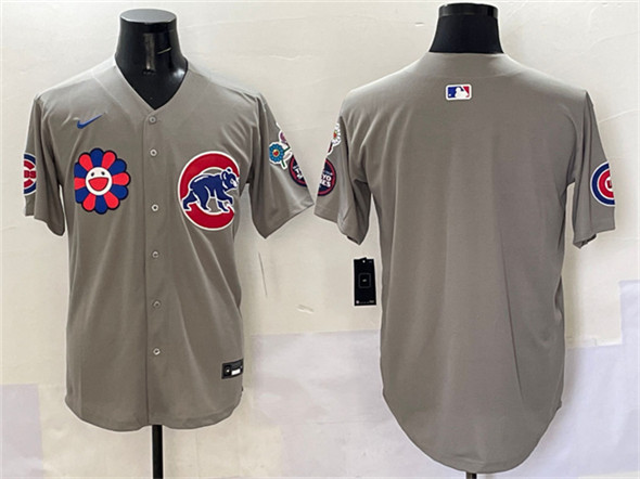Chicago Cubs Blank Gray 2025 Tokyo Series Limited Stitched Jersey - Zenithce