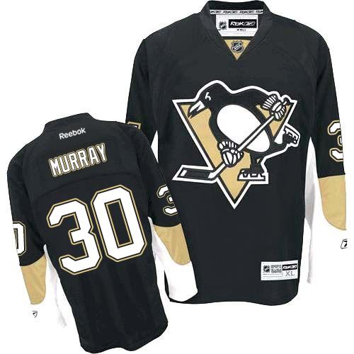 Penguins #30 Matt Murray Black Home Stitched Jersey - Zenithce