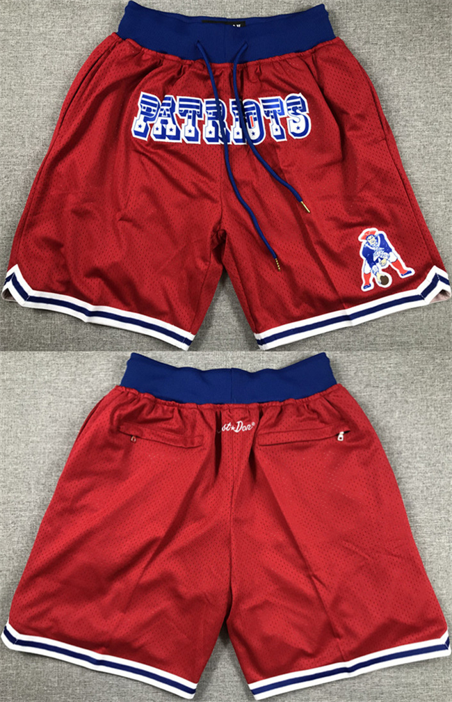 New England Patriots Red Shorts - Zenithce