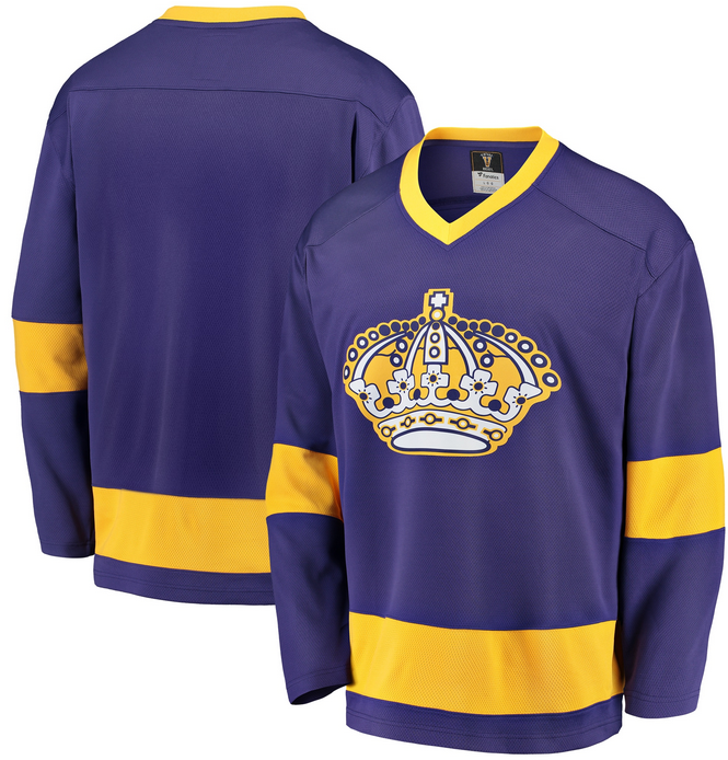 Los Angeles Kings Blank Purple Adidas Stitched Jersey - Zenithce