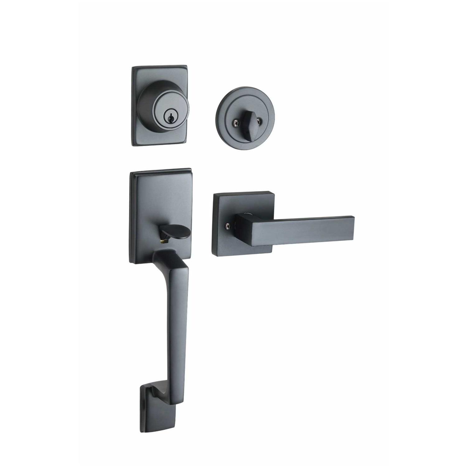 Design House 582189 Universal 6-Way Replacement Square Spindle Entry Latch Satin Nickel - Zenithce