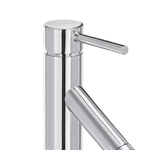 Glacier Bay Modern Single Hole Single-Handle Vessel Bathroom Faucet Drain - Zenithce