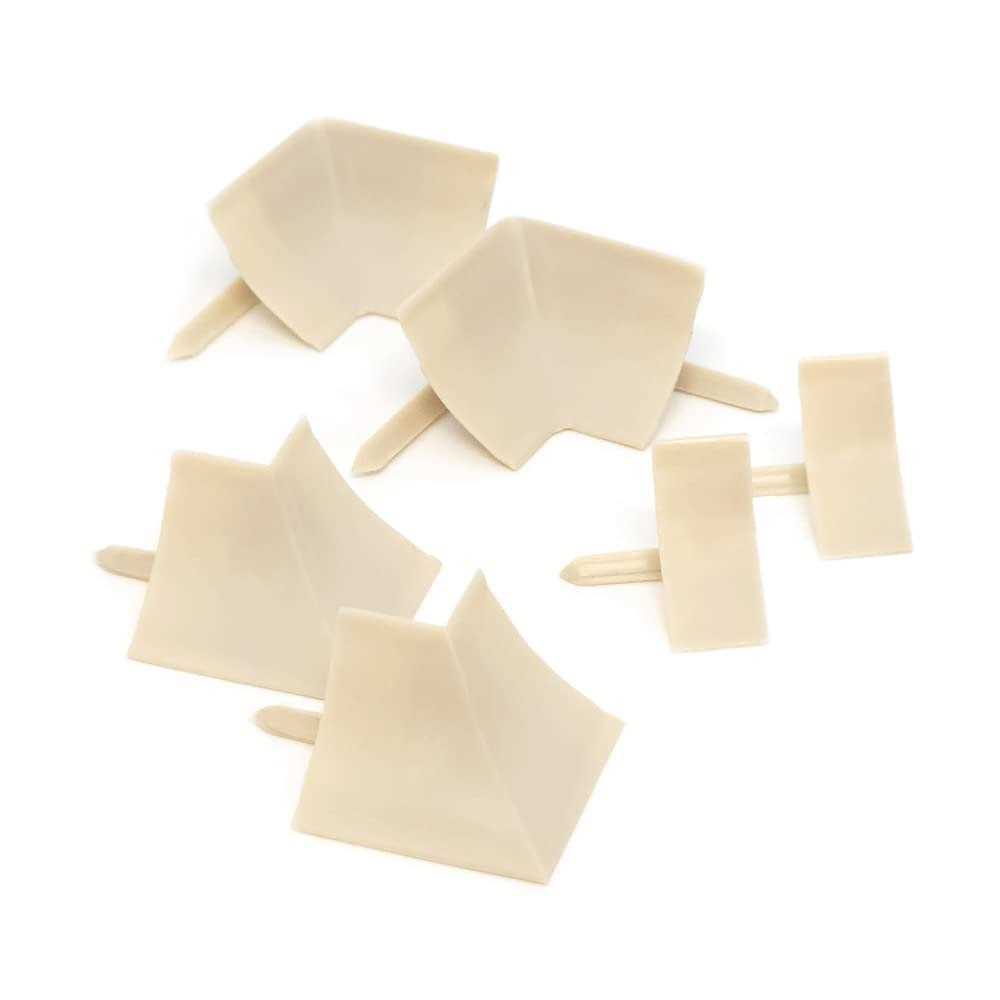 InstaTrim Corner & End Caps Six 3/4 Wide Caulk Strip Corner and End Pieces - Zenithce