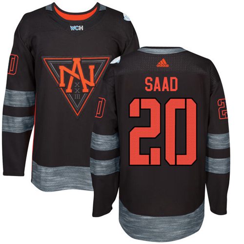 Team North America #20 Brandon Saad Black 2016 World Cup Stitched Jersey - Zenithce